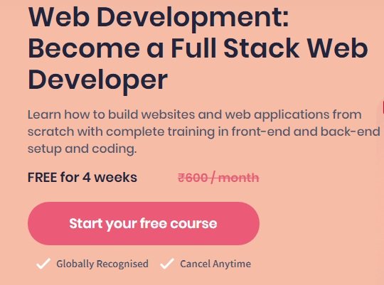 web development free course