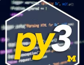 Python 3 Programming Specialization by University of Michigan