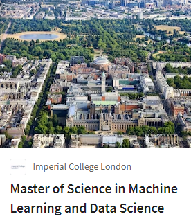 Master of Science in Machine Learning and Data Science Online Course by University of London