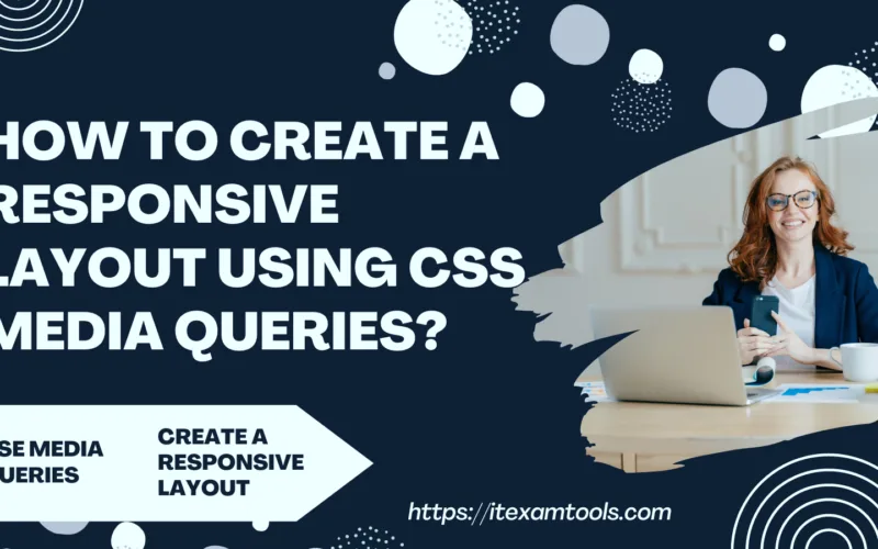responsive layout using CSS media queries