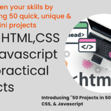 50 Projects In 50 Days - HTML, CSS & JavaScript