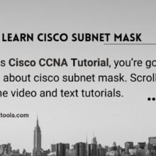 Cisco Subnet Mask Tutorial