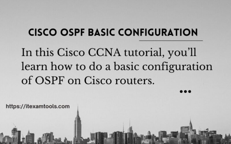 cisco ospf basic configuration