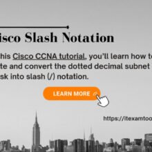 Cisco Slash Notation