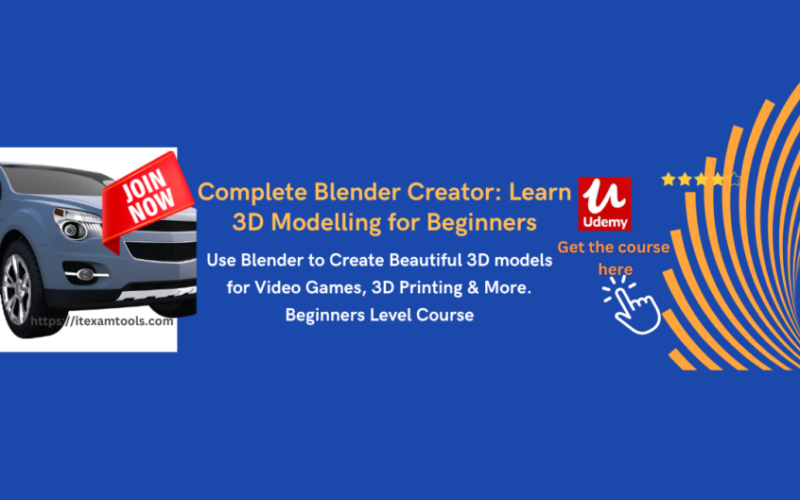 Complete Blender Creator: Learn 3D Modelling for Beginners