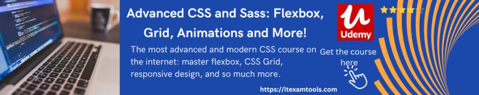 Advanced CSS and Sass: Flexbox, Grid, Animations and More!
