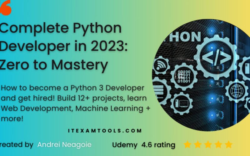 Complete Python Developer in 2023: Zero to Mastery