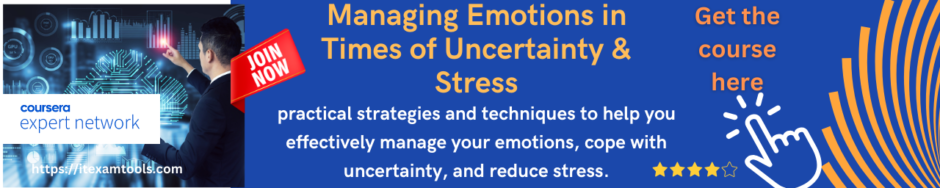 Managing Emotions in Times of Uncertainty & Stress