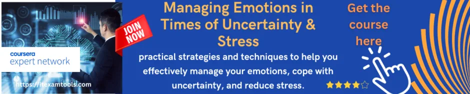Managing Emotions in Times of Uncertainty & Stress
