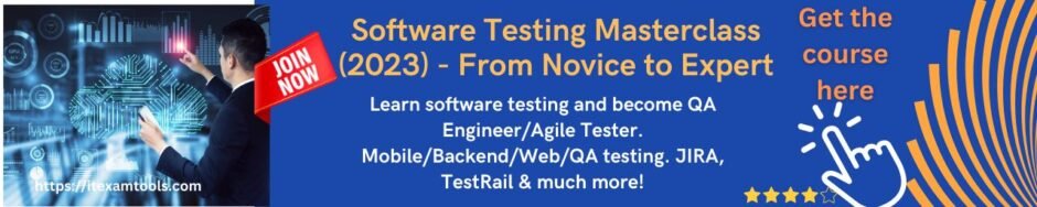 Software Testing Masterclass (2023) - From Novice to Expert
