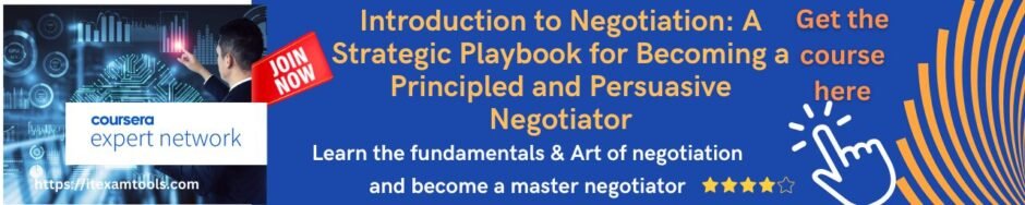 Introduction to Negotiation: A Strategic Playbook for Becoming a Principled and Persuasive Negotiator
