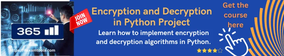 Encryption and Decryption in Python Project
