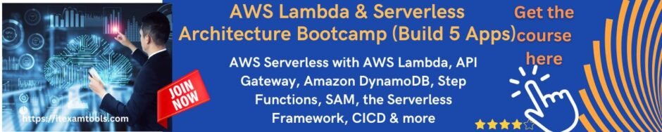 AWS Lambda & Serverless Architecture Bootcamp (Build 5 Apps)
