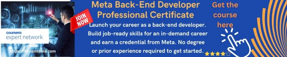 Meta Back-End Developer Professional Certificate
