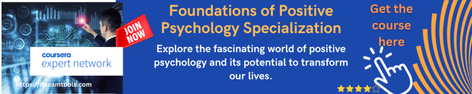 Foundations of Positive Psychology Specialization
