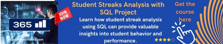 Student Streaks Analysis with SQL Project
