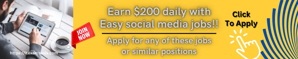 earn $200 daily with easy social media jobs!